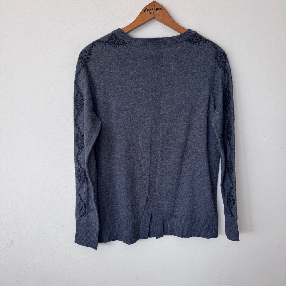 Smartwool Shadow Pine Needlepoint Crew Sweater Wo… - image 5